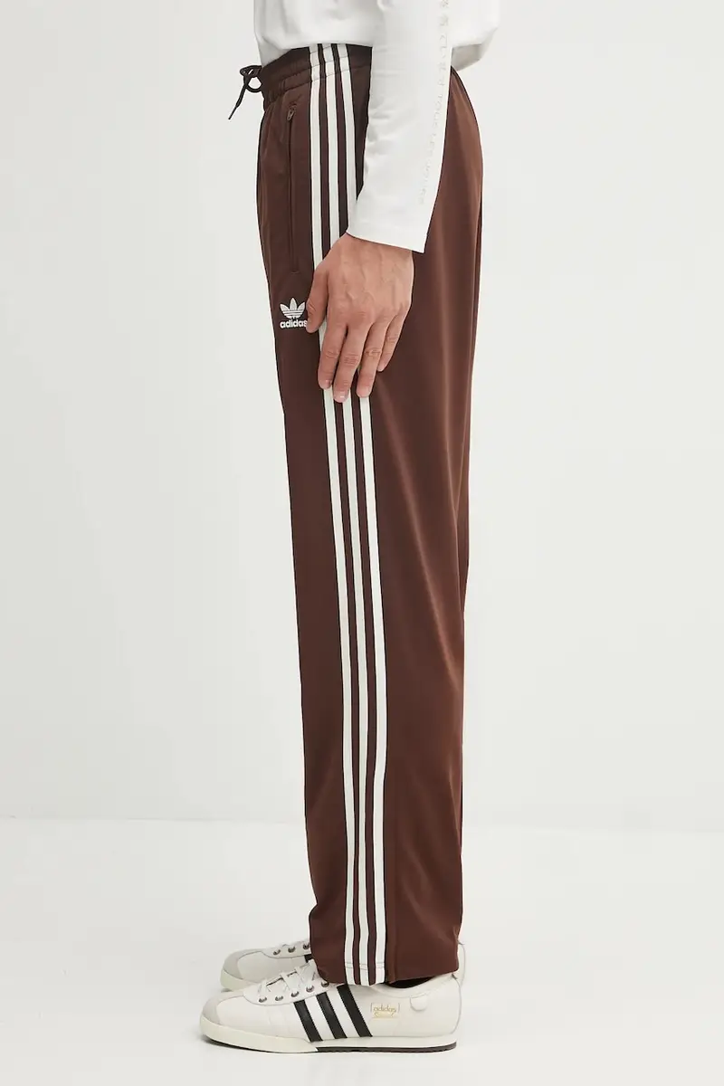 pantaloni tuta Firebird Tp uomo colore marrone con applicazione KA0482