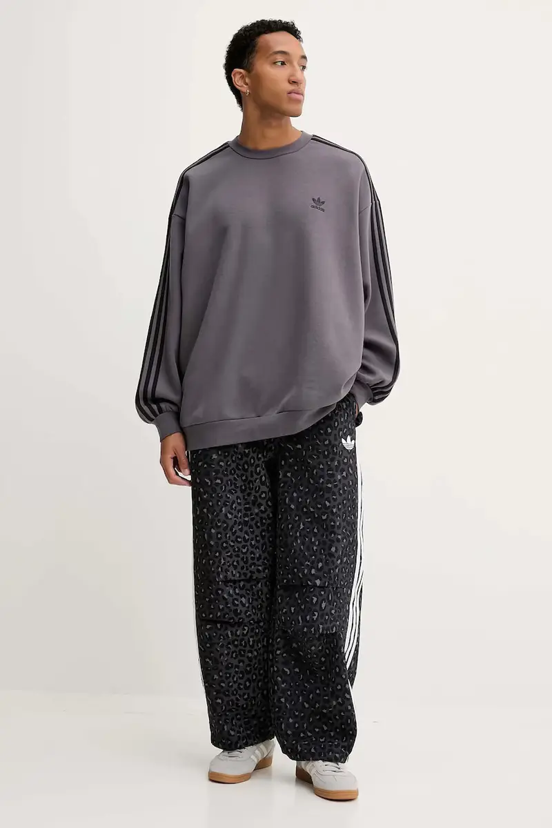 pantaloni tuta Leo uomo colore grigio JV7564 miniatura 2