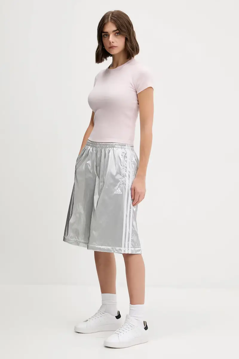 pantaloni tuta Ovzd Trackpants donna colore argento KE9785 miniatura 4