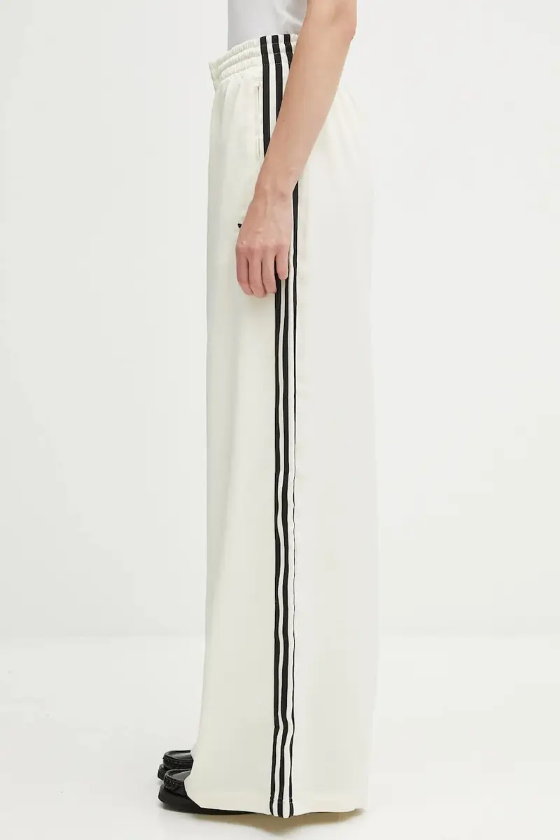 pantaloni tuta Satin Tp Wl donna colore beige con applicazione KD2542