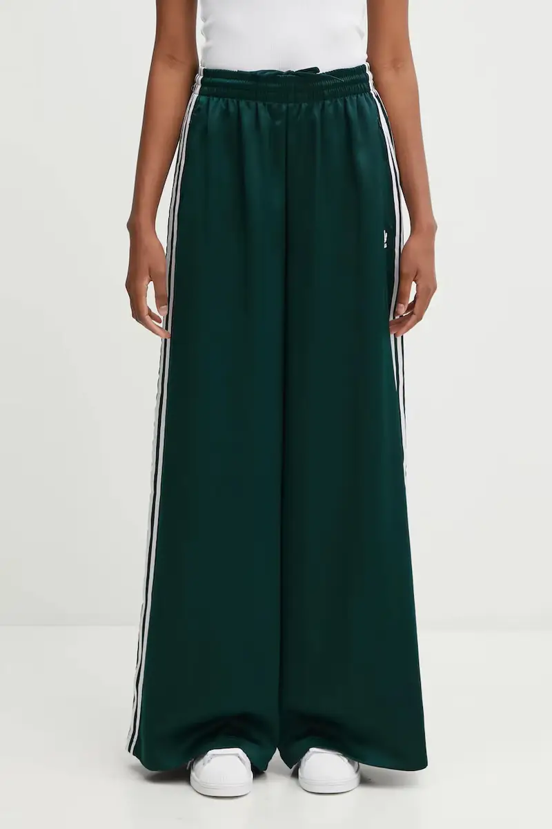 pantaloni tuta Satin Tp Wl donna colore verde con applicazione JV7511 miniatura 2