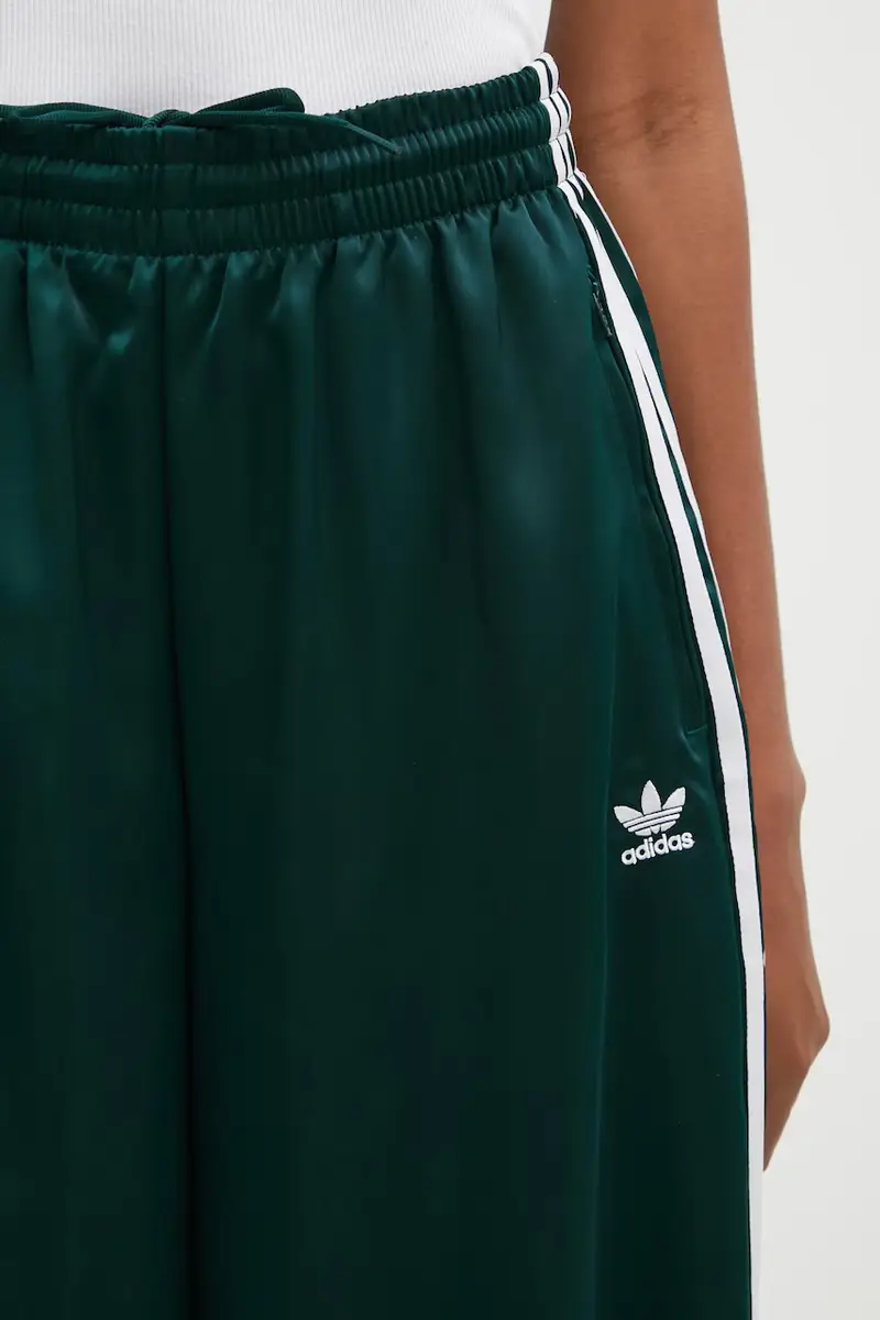 pantaloni tuta Satin Tp Wl donna colore verde con applicazione JV7511 miniatura 4