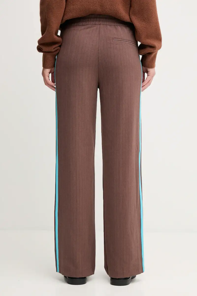 pantaloni tuta Tailored Pants colore marrone JX5308 miniatura 3