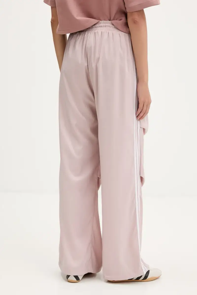 pantaloni tuta Trackpant donna colore rosa con applicazione KE9791 miniatura 3