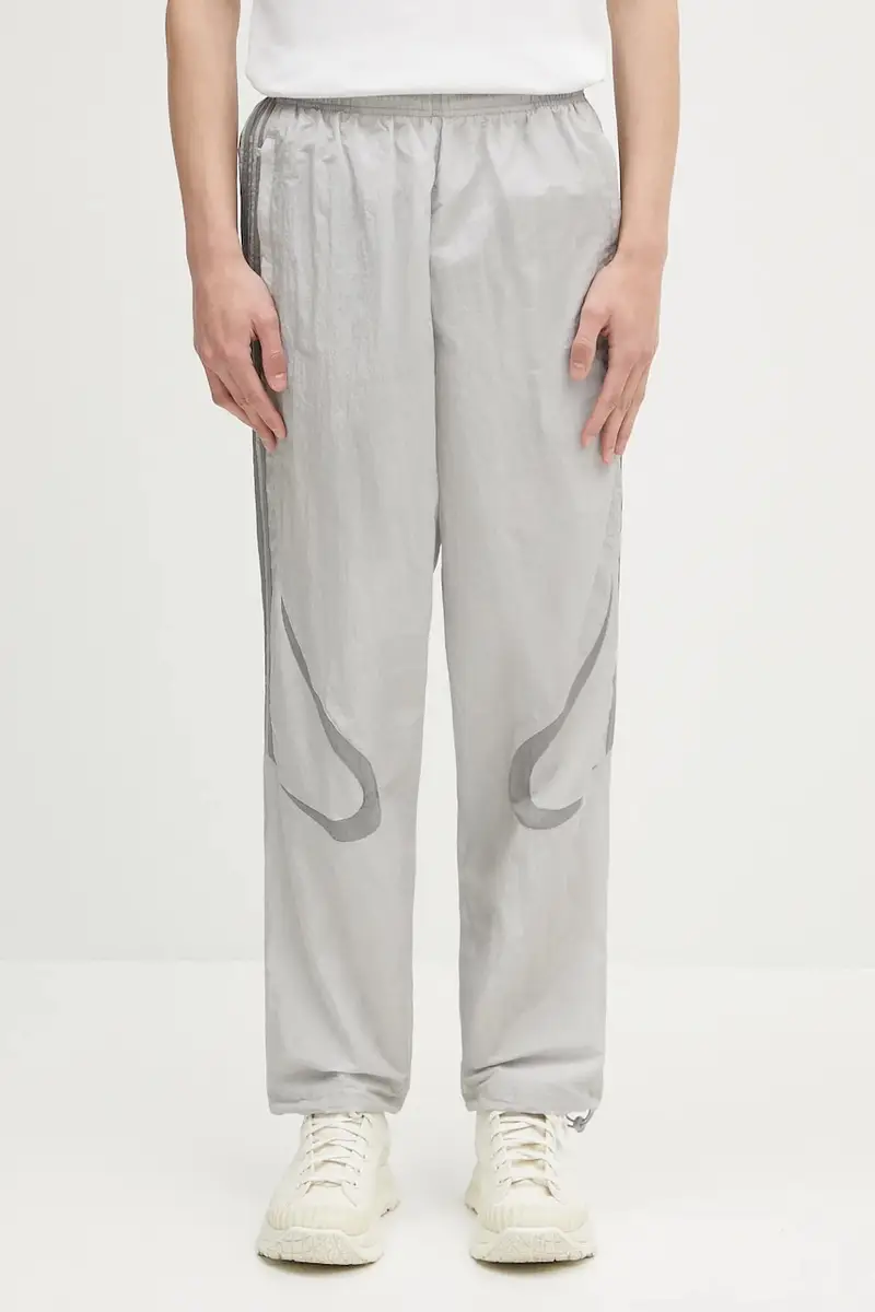 pantaloni tuta uomo colore grigio con applicazione JP1135