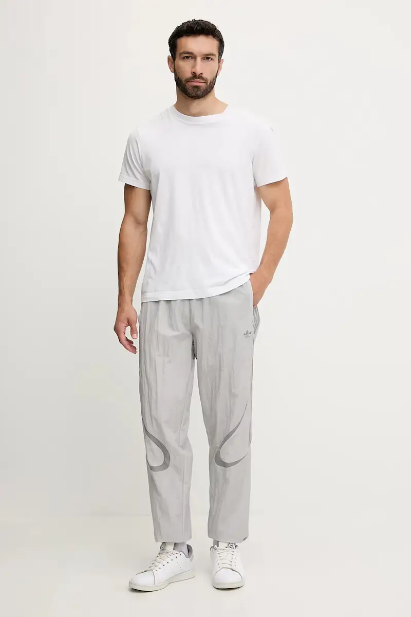 pantaloni tuta uomo colore grigio con applicazione JP1135 miniatura 2