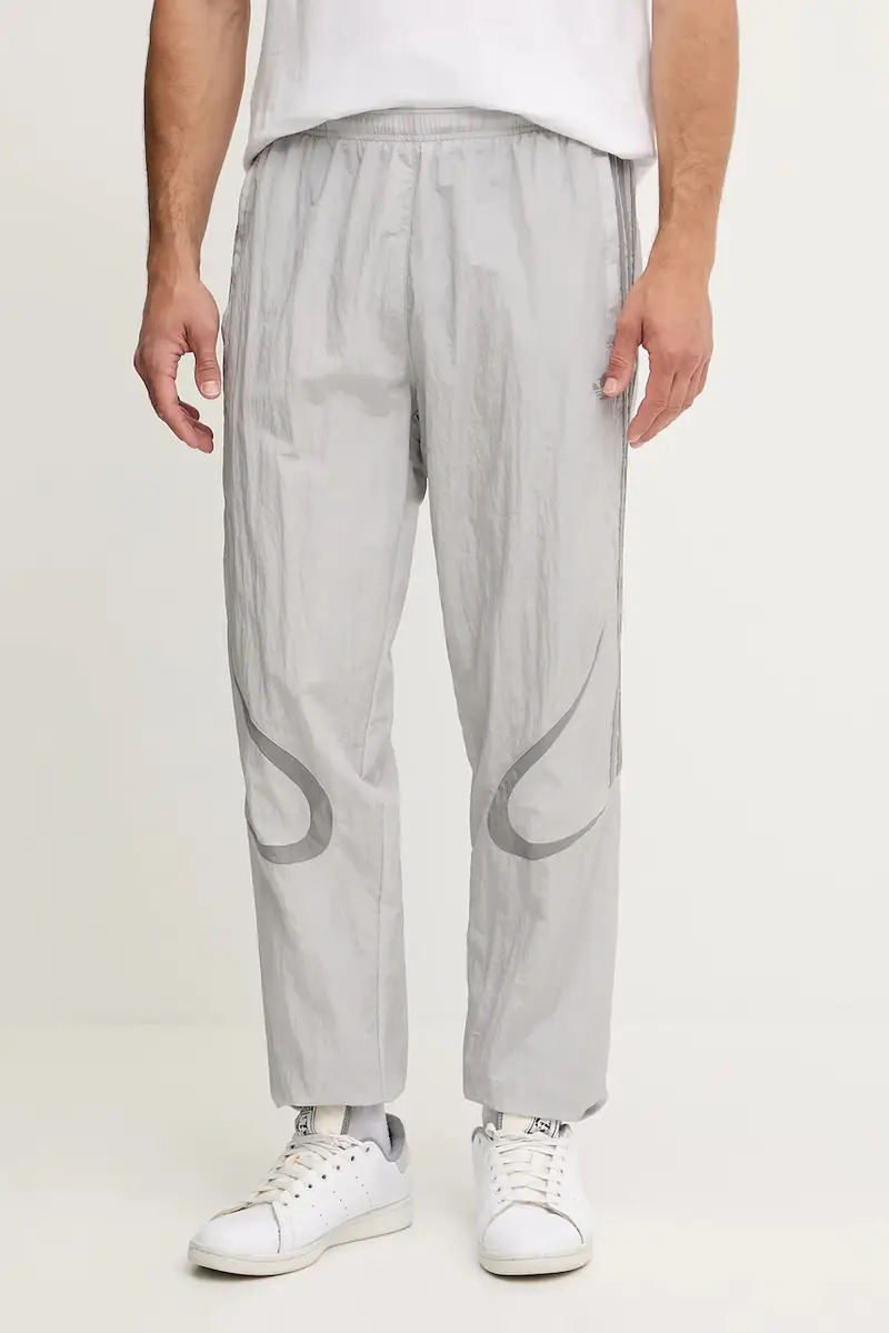 pantaloni tuta uomo colore grigio con applicazione JP1135