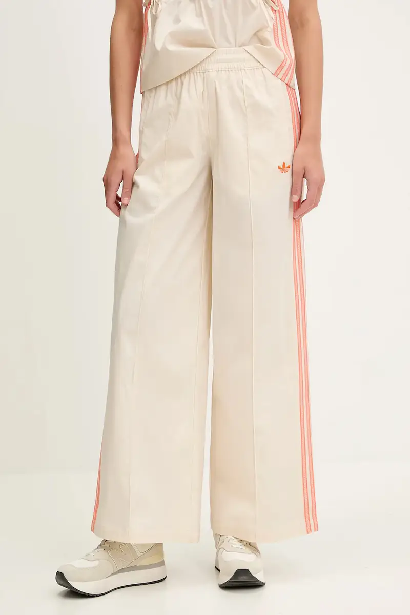 pantaloni Wideleg Pant donna colore beige KC0675