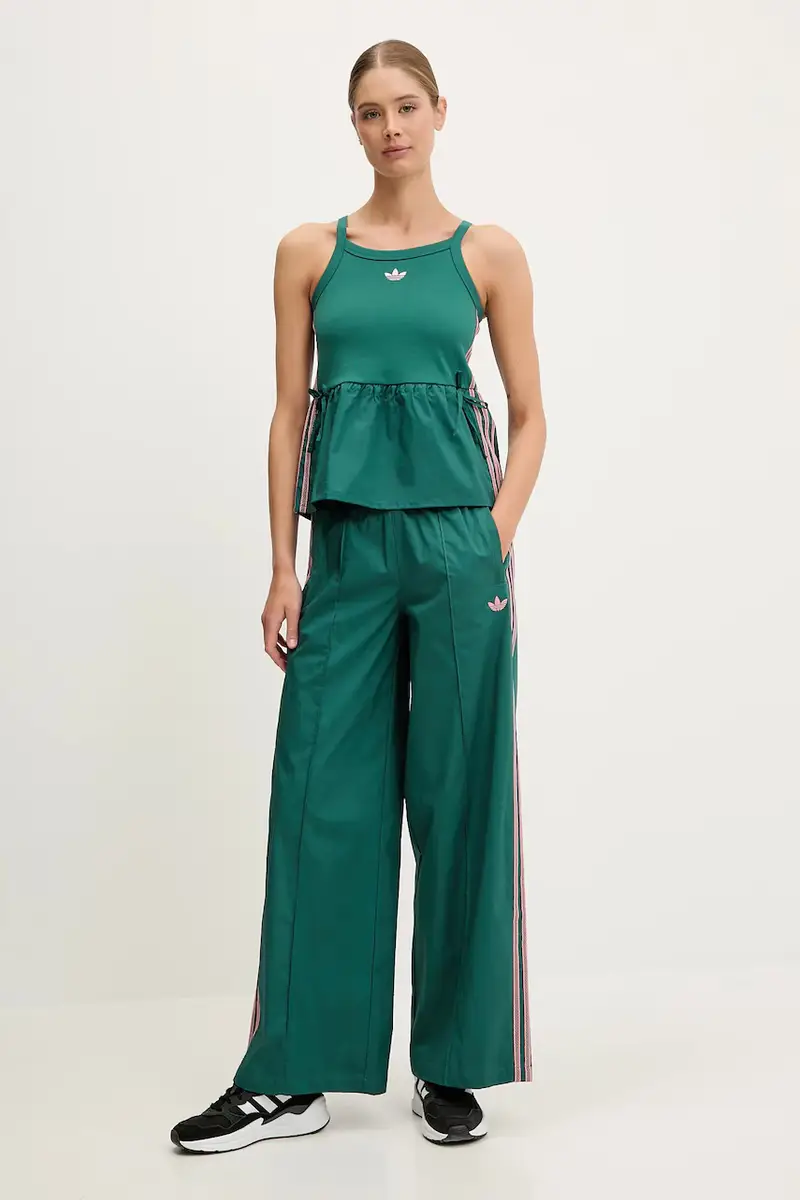 pantaloni Wideleg Pant donna colore turchese KC0677 miniatura 2