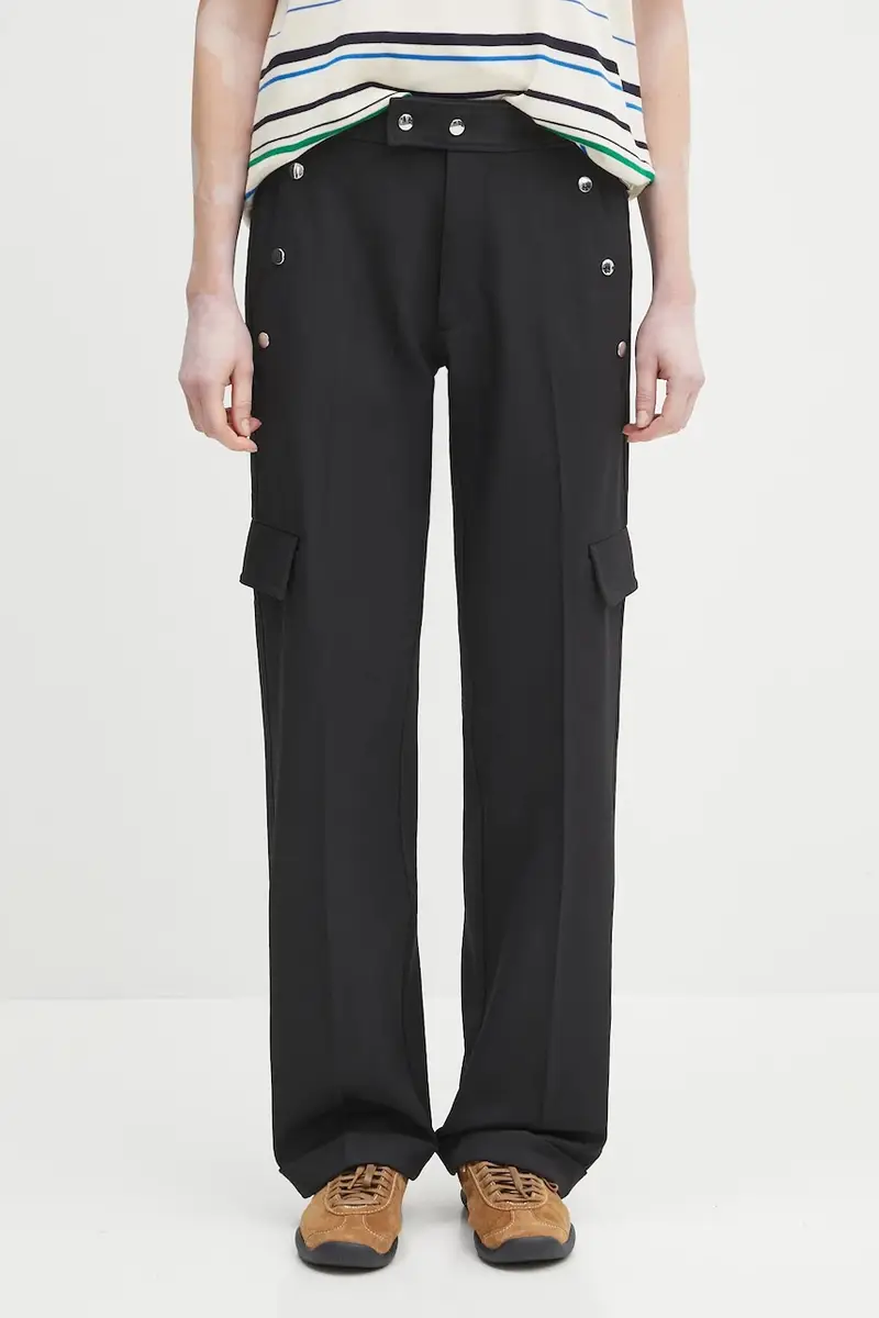 pantaloni x WB Sailor Sailor donna colore nero JW6224