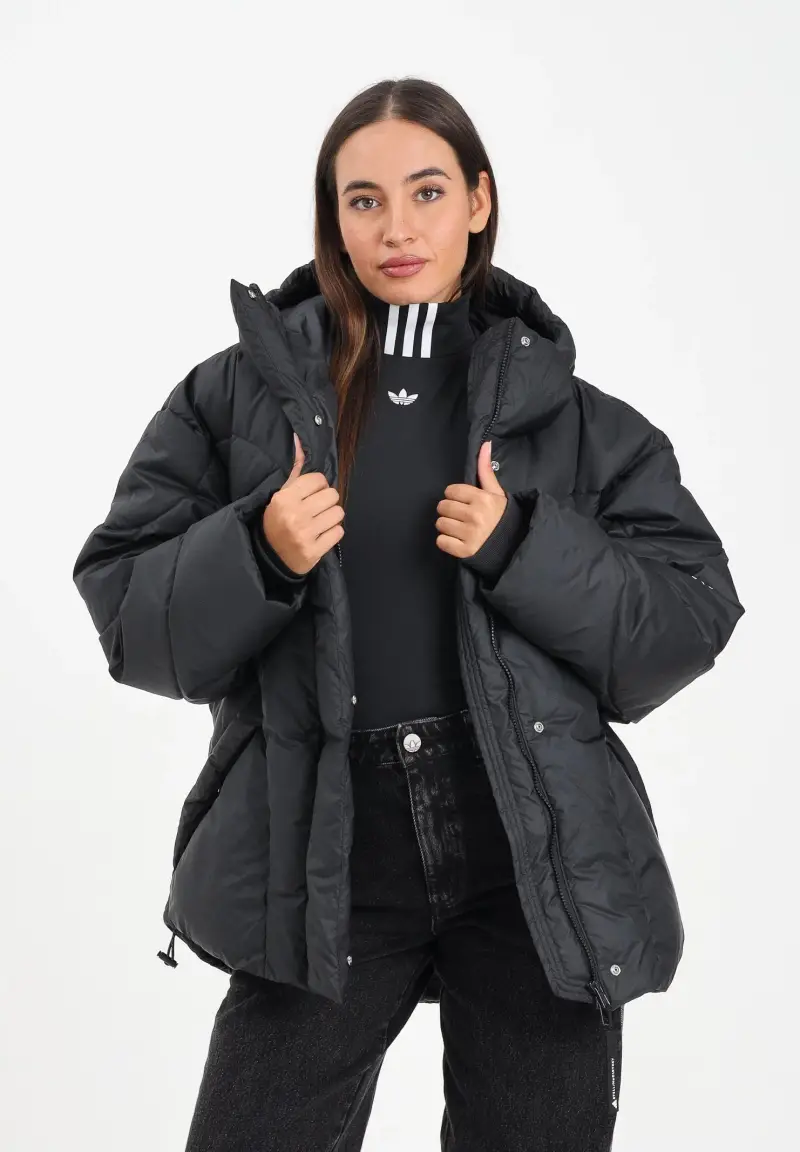 Piumino Adidas by Stella McCartney nero da donna miniatura 2