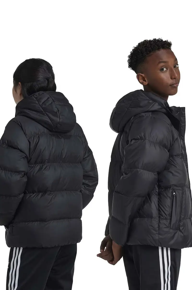 piumino bambini DOWNACKET ELO colore nero IY7498 miniatura 5