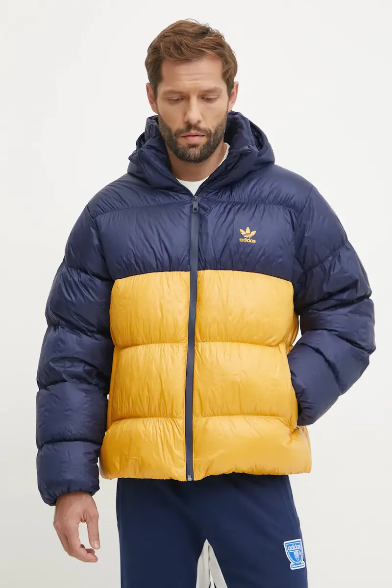 piumino Down Regen Adic uomo colore blu navy IW3451