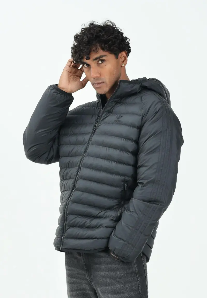 Piumino Padded nero da uomo miniatura 2