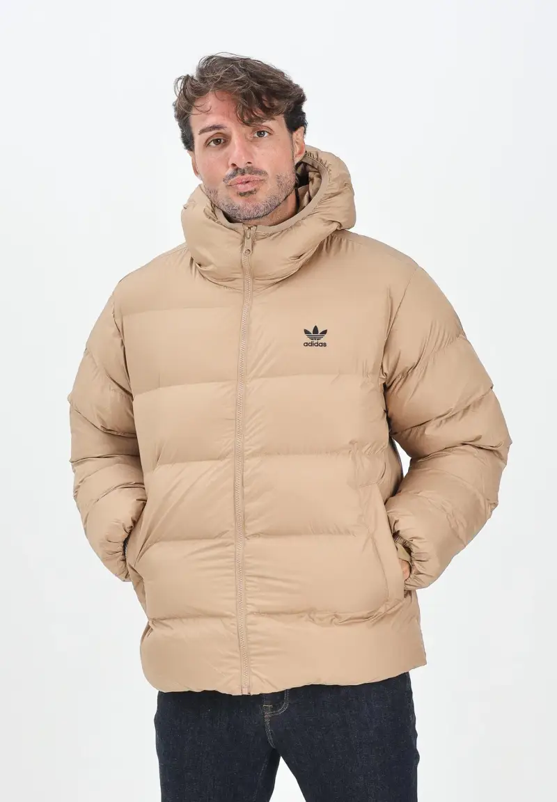 Piumino Tonal Hooded Puffer beige da uomo miniatura 2