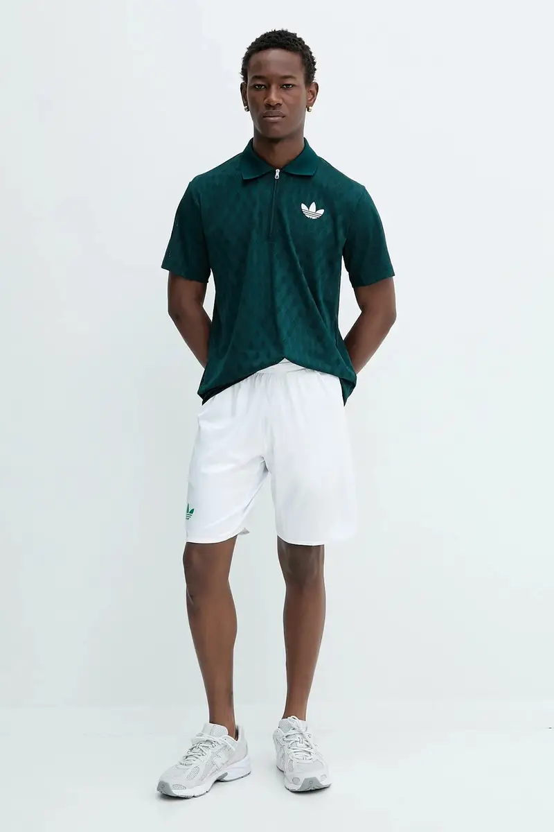 adidas Originals Polo Uomo Verde 3669279 miniatura 2