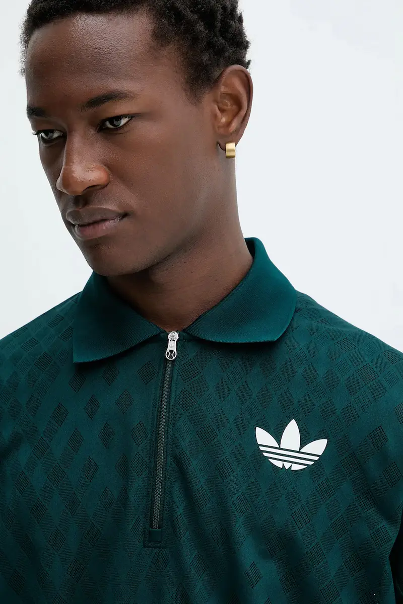 adidas Originals Polo Uomo Verde 3669279 miniatura 4