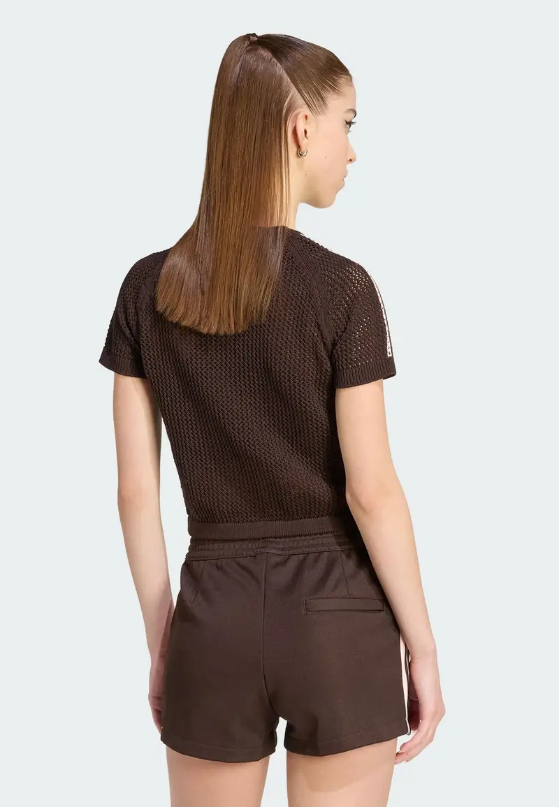 Pullover Cali cioccolato / bianco miniatura 3