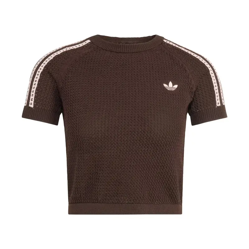 Pullover Cali cioccolato / bianco