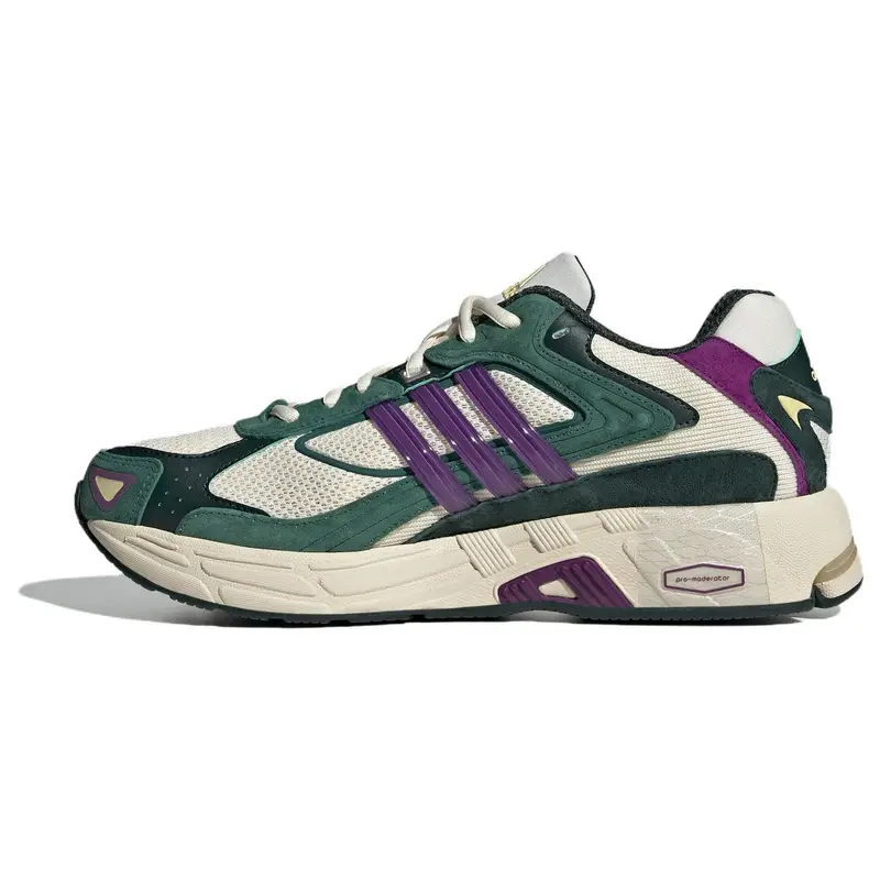 Originals Response Cl Scarpe da Corsa Basse in Tessuto Confortevole Versatile Pelle Sneakers Unisex Bianco Verde Viola IH2566 35⅔