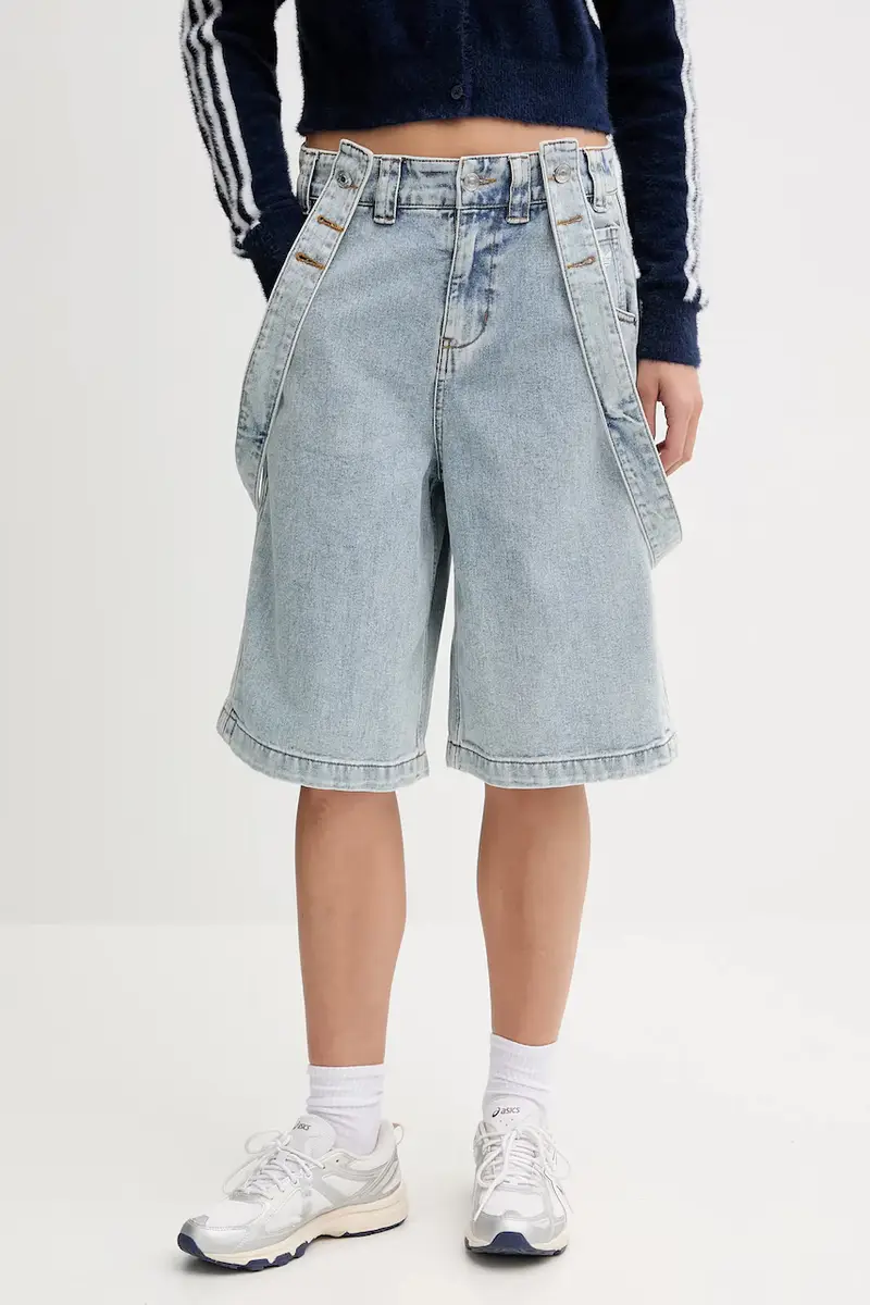 salopette di jeans Pride x Jeremy Scott colore blu JY2022 miniatura 3