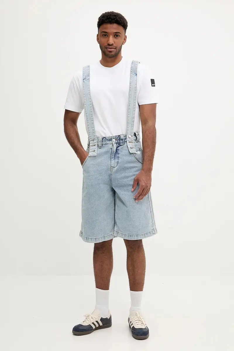 salopette di jeans Pride x Jeremy Scott colore blu JY2022 miniatura 4