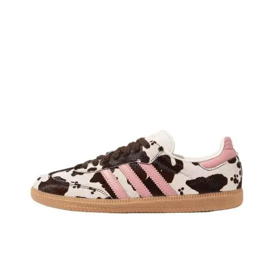 Originals Samba OG Stampa Motivo Mucca Rosa KK2239 Unisex EU 37 marrone/bianco