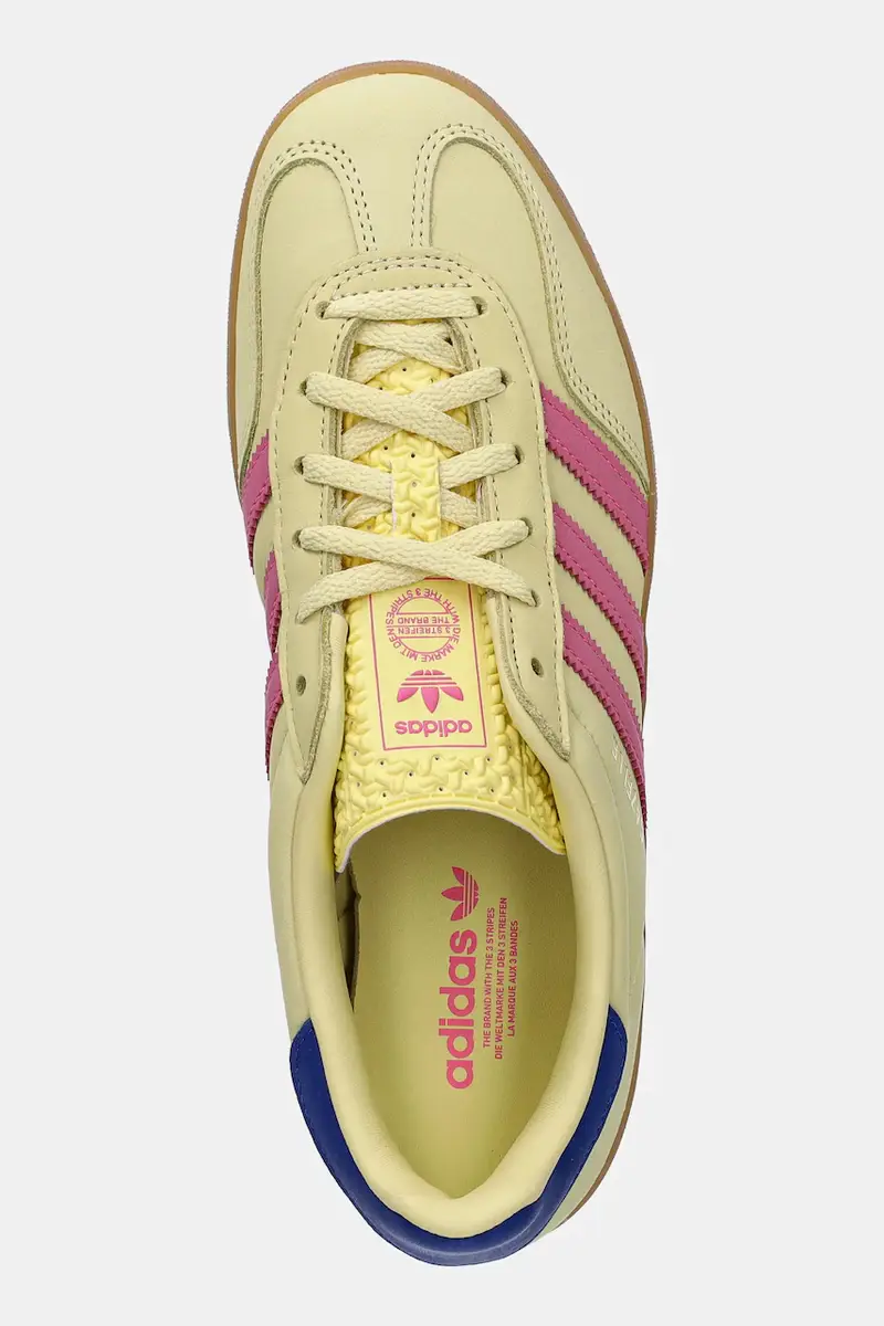 scarpe Gazelle Indoor donna colore giallo JI2719 miniatura 4