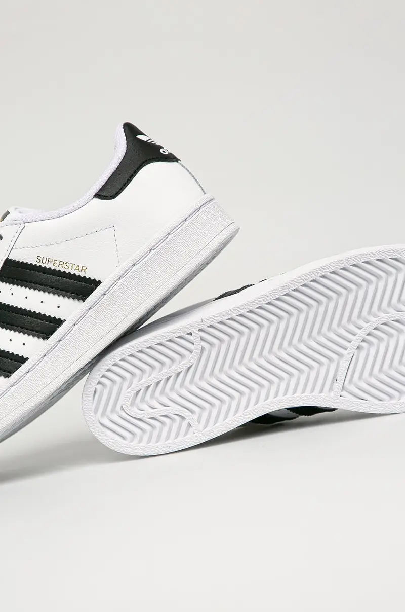 scarpe in pelle bambino/a Superstar Bianco miniatura 5