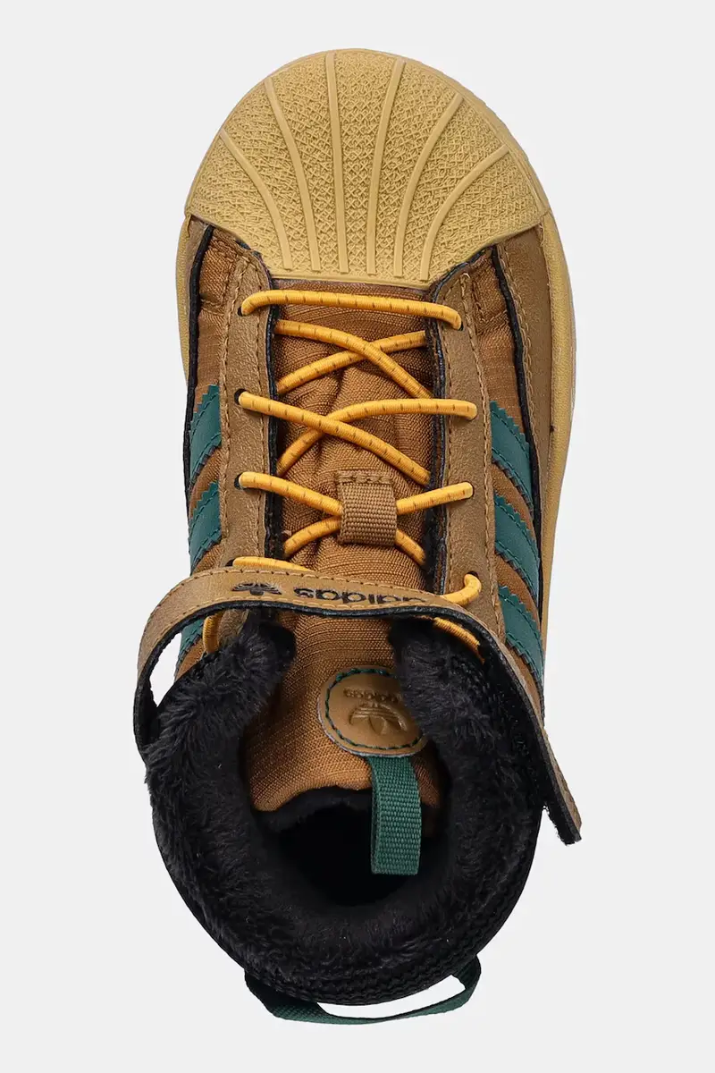 scarpe invernali bambini SUPERSTAR WINTER TREK colore marrone JQ0341 miniatura 4