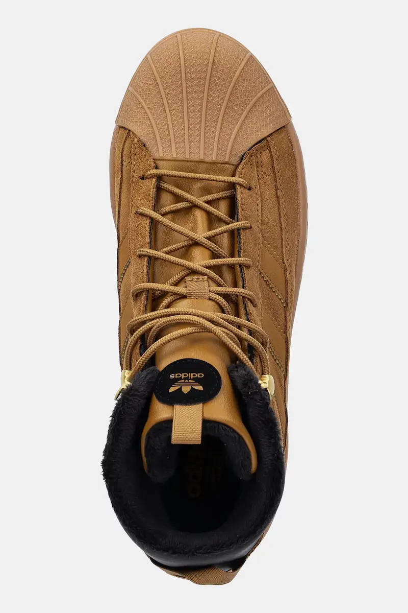 scarpe invernali bambini SUPERSTAR WINTER TREK colore marrone JQ0345 miniatura 4