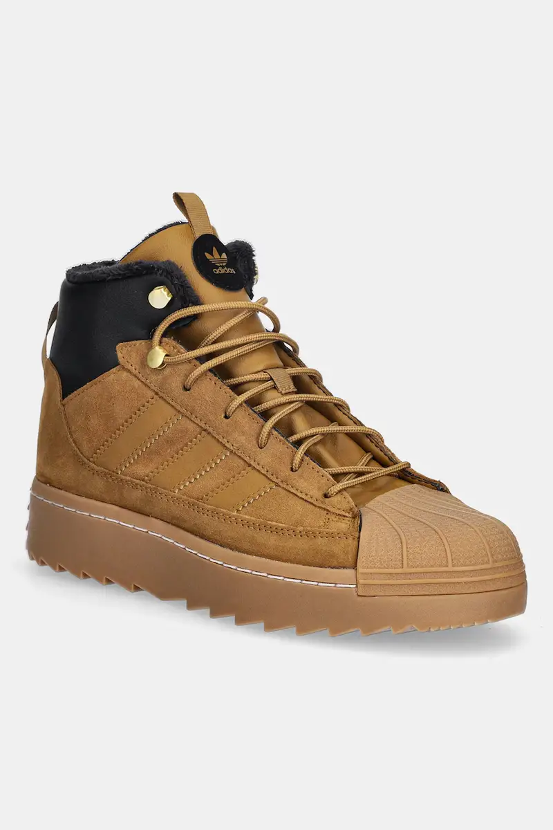 scarpe invernali bambini SUPERSTAR WINTER TREK colore marrone JQ0345