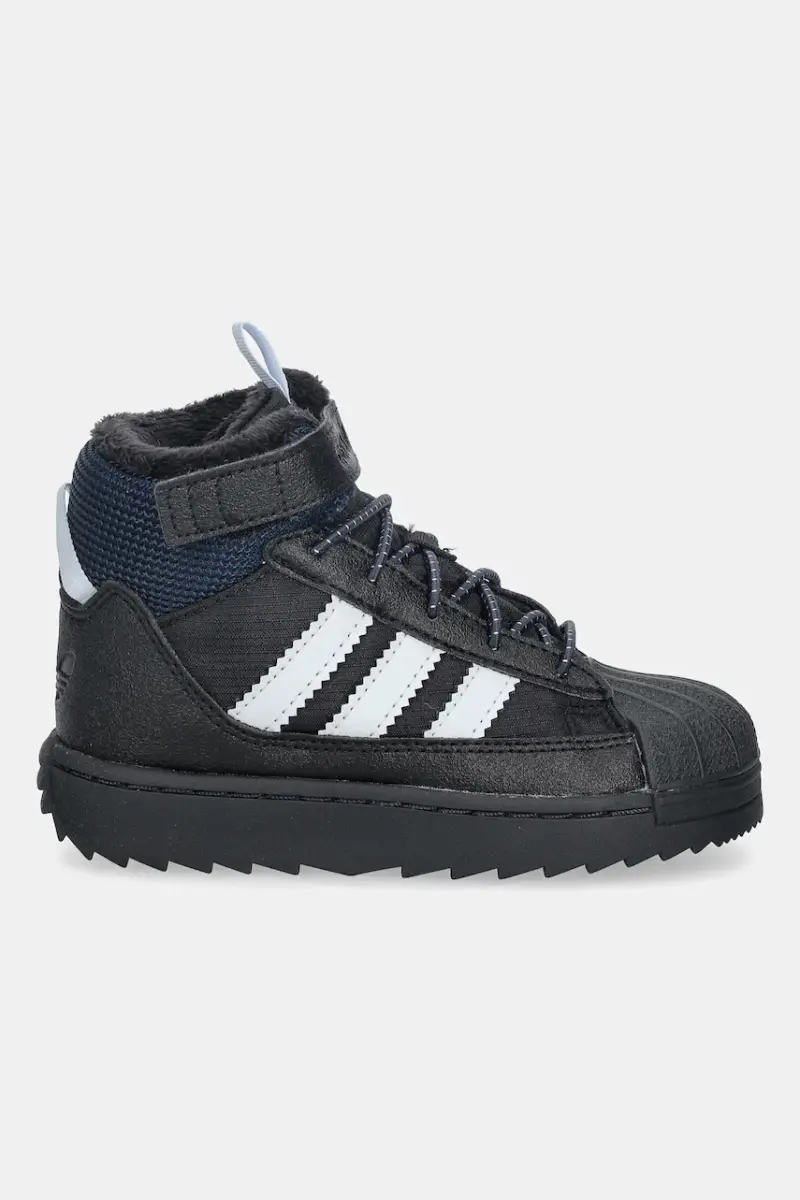 scarpe invernali bambini SUPERSTAR WINTER TREK colore nero JQ0342 miniatura 2