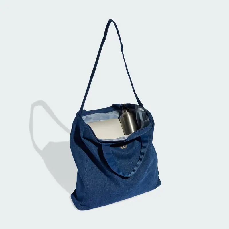 Shopper Adicolor blu denim miniatura 3