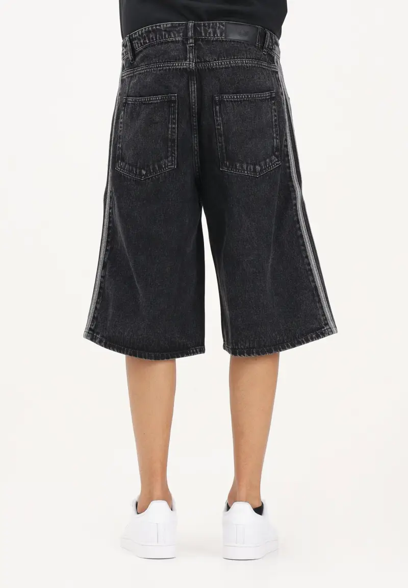 Shorts FIREBIRD ADICOLOR in denim nero da uomo miniatura 3