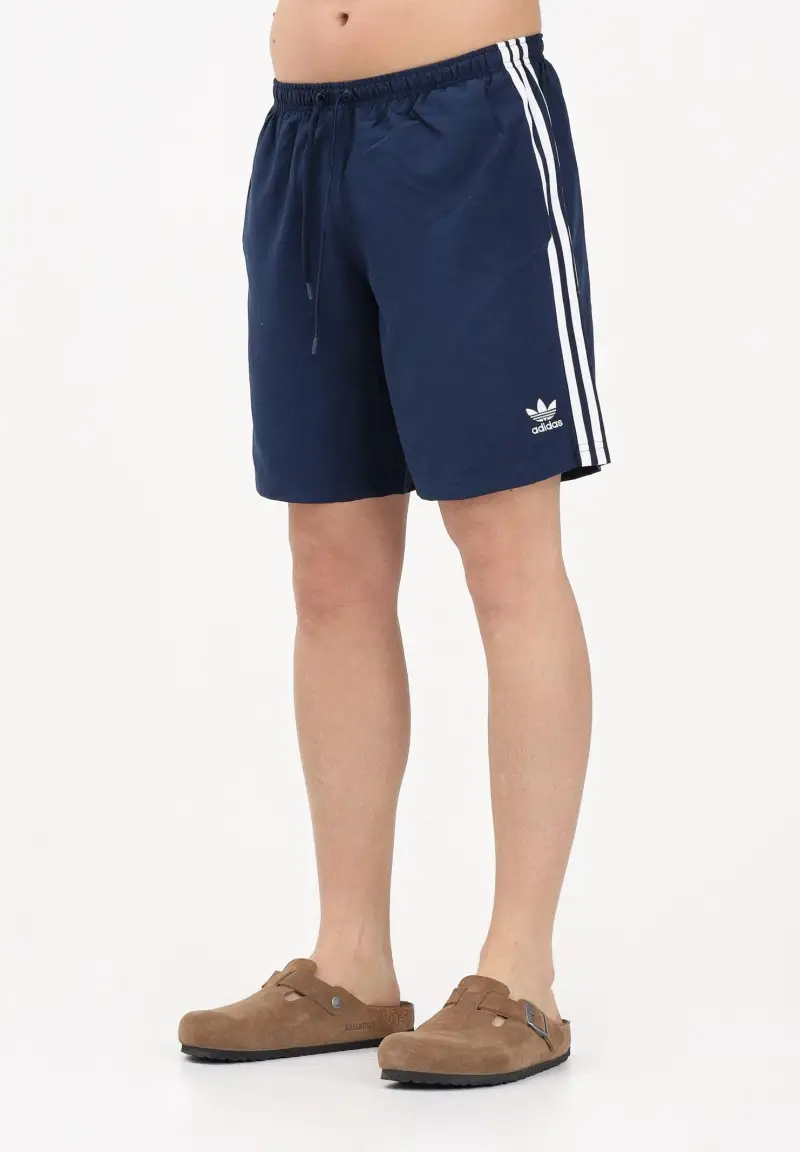 Shorts mare ADICOLOR 3 STRIPES blu da uomo