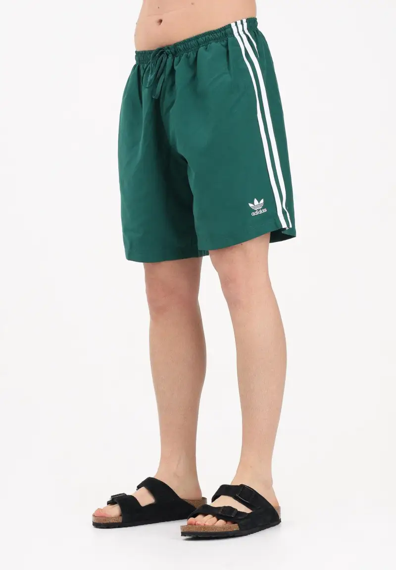 Shorts mare ADICOLOR 3 STRIPES verde da uomo