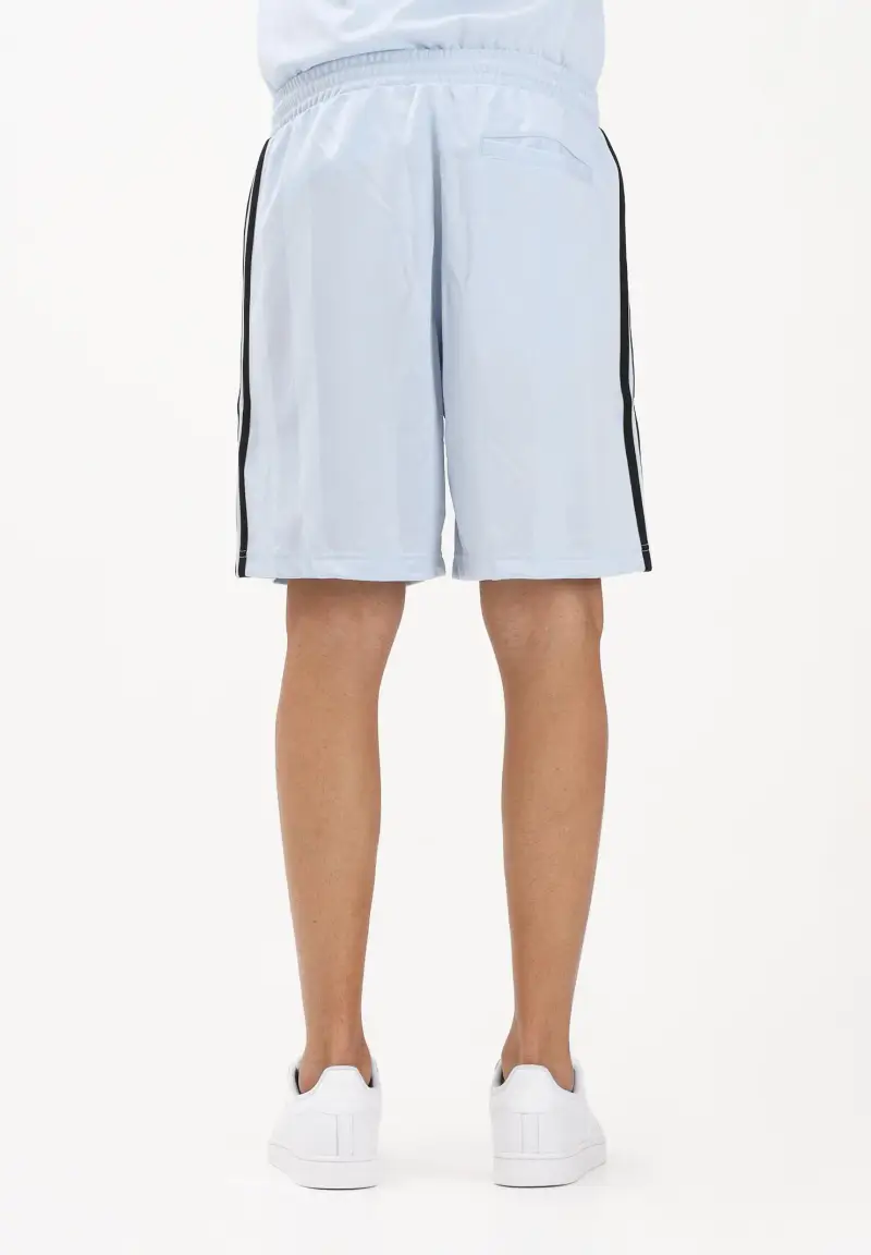 Shorts sportivo 3-STRIPES LOOSE ENGINEERED celeste e nero da uomo miniatura 3