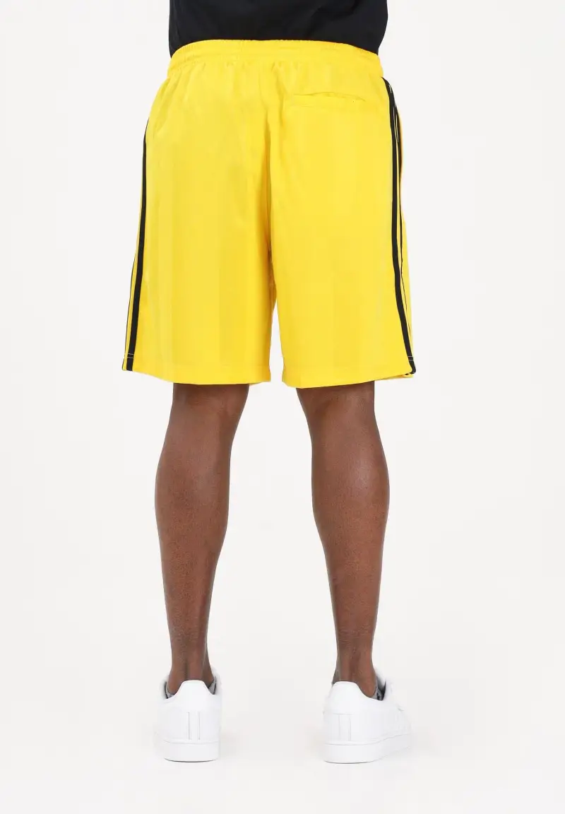 Shorts sportivo 3 Stripes Loose Engineered giallo da uomo miniatura 3