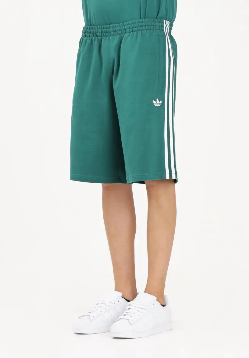 Shorts sportivo 3-STRIPES verde da uomo