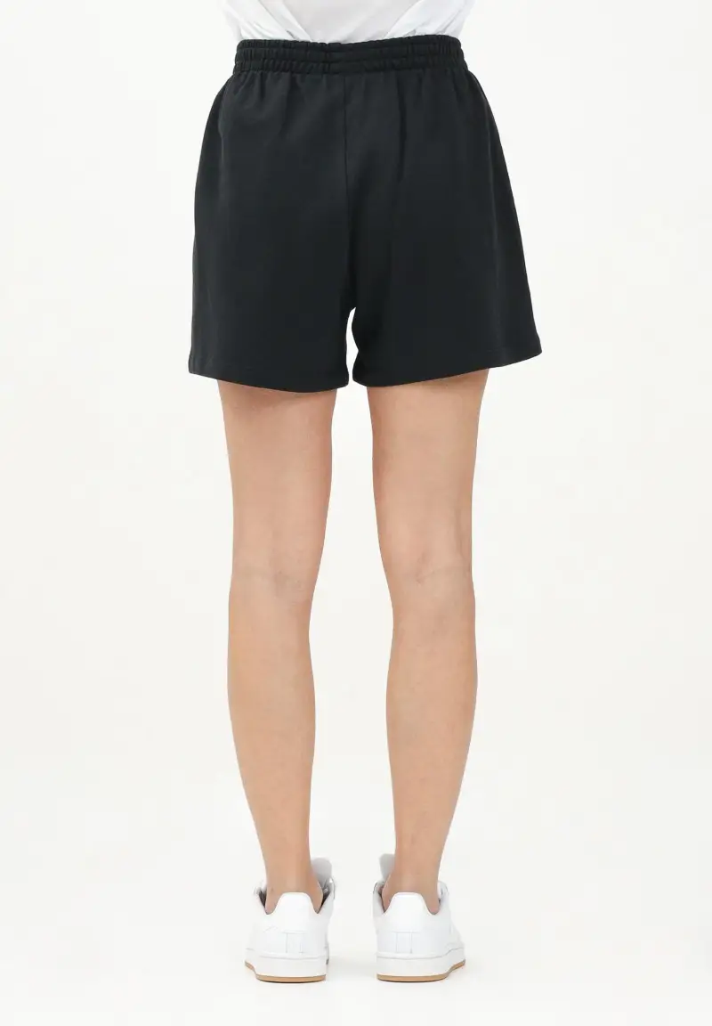 Shorts sportivo Essentials French Terry nero da donna miniatura 3