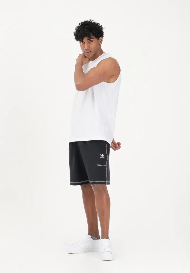 Shorts sportivo ESSENTIALS nero da uomo miniatura 2