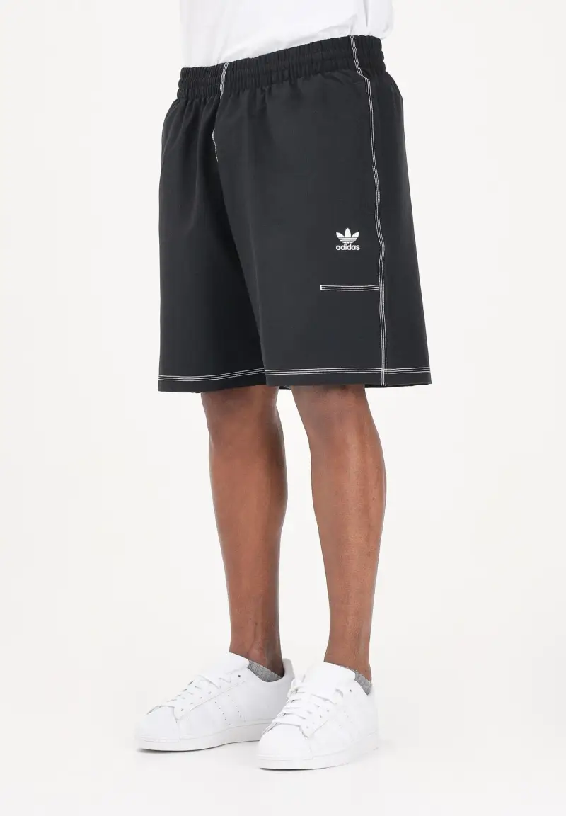 Shorts sportivo ESSENTIALS nero da uomo