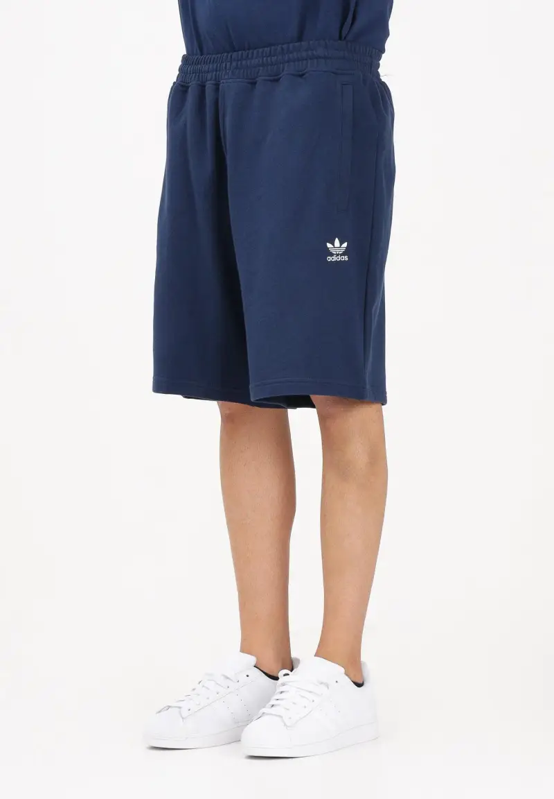 Shorts sportivo Essentials Trefoil blu da uomo