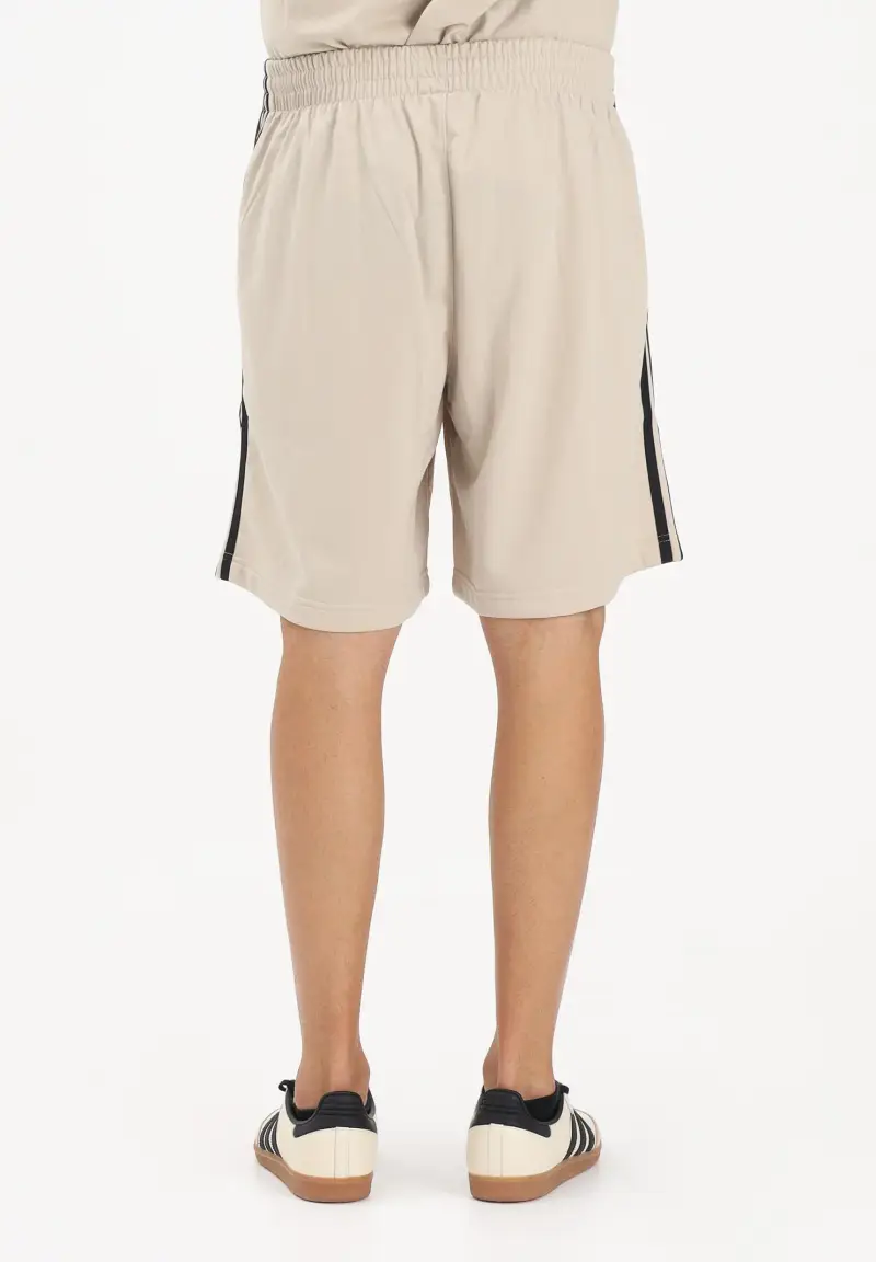 Shorts sportivo FIREBIRD beige e nero da uomo miniatura 3