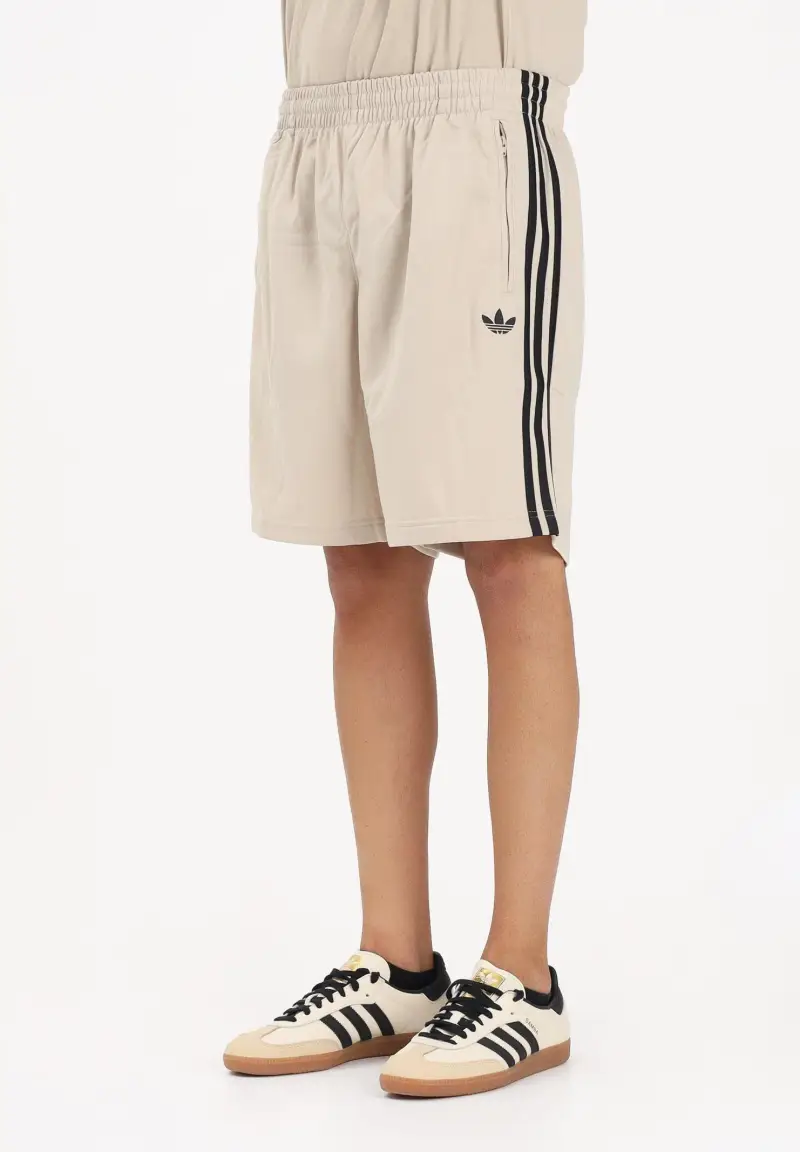 Shorts sportivo FIREBIRD beige e nero da uomo
