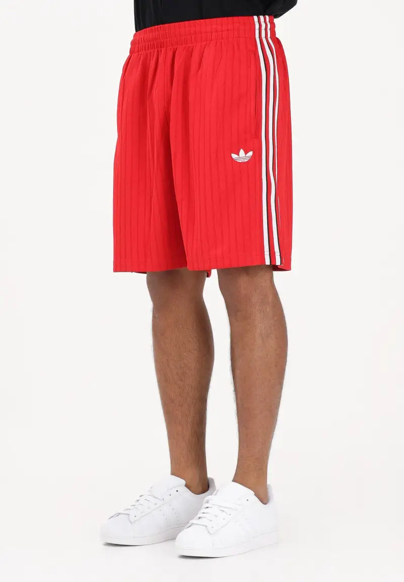 Shorts sportivo FIREBIRD ENGINEERED STRIPES rosso da uomo