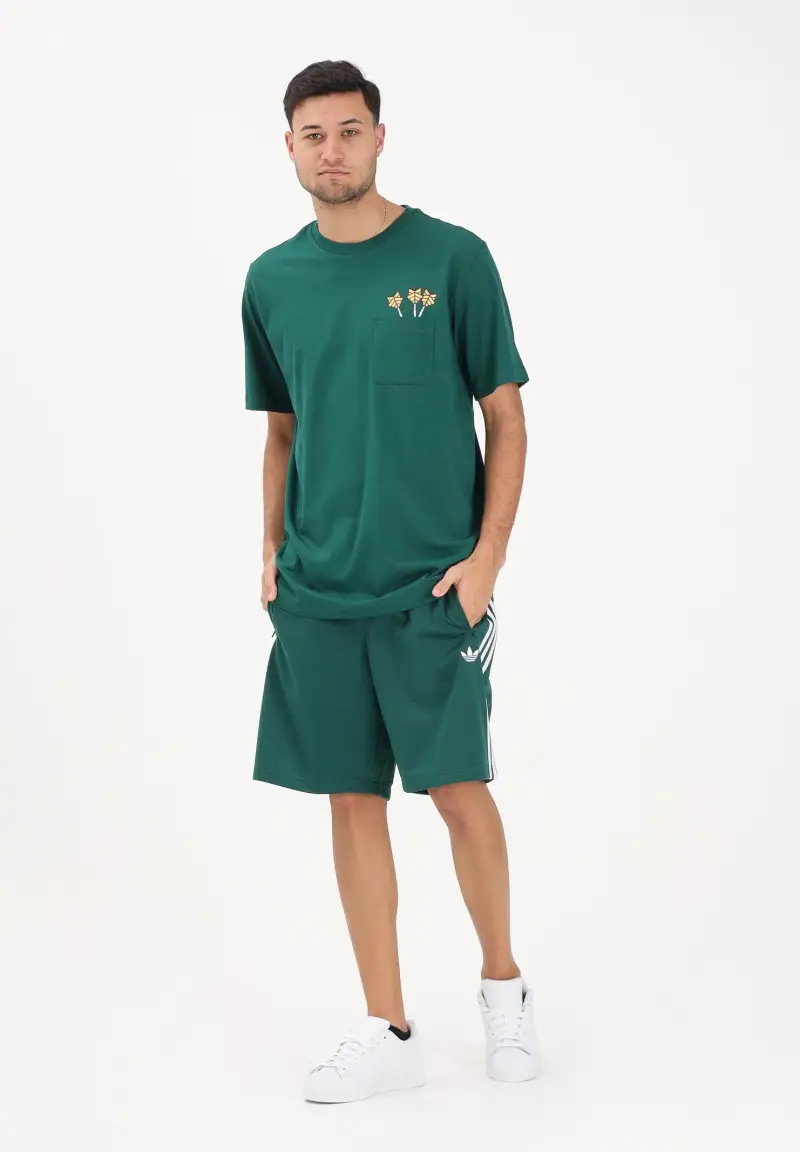 Shorts sportivo Firebird verde da uomo miniatura 2
