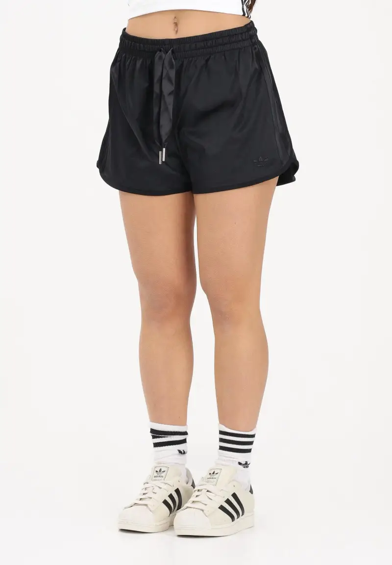 Shorts sportivo PEARL JACQUARD SPRINTER nero da donna