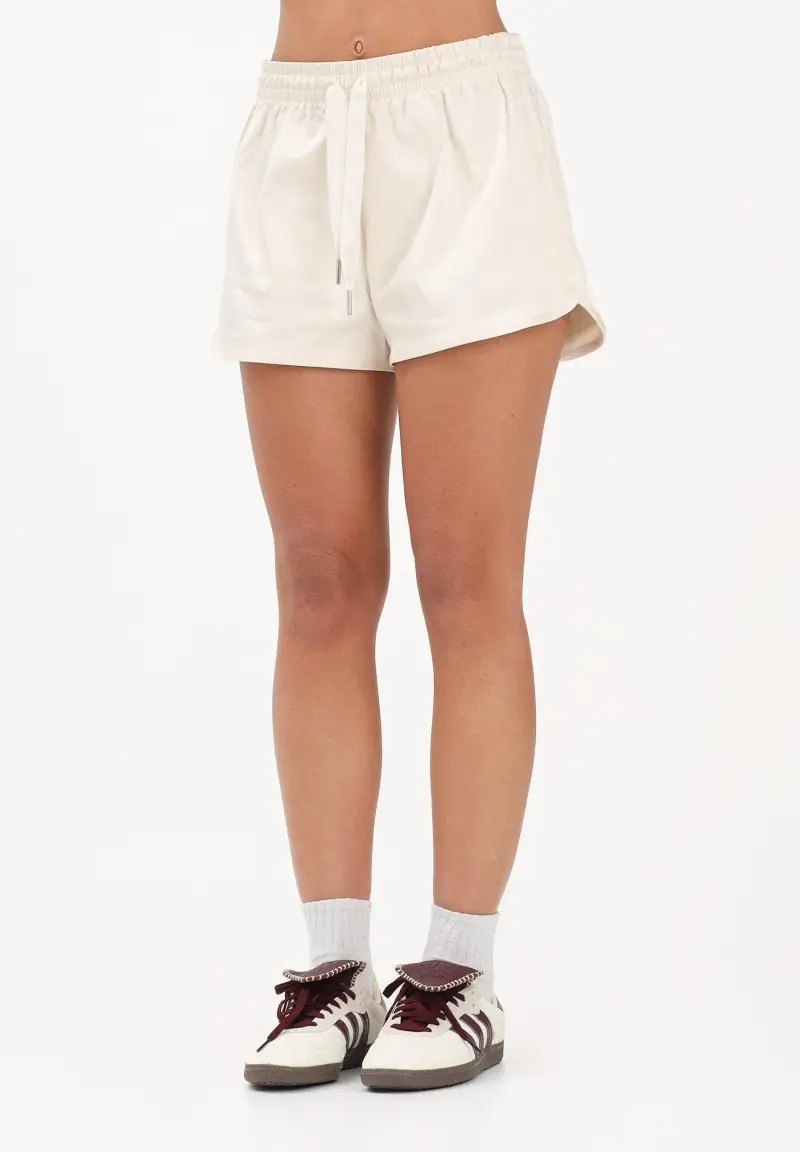 Shorts sportivo PEARL JACQUARD SPRINTER panna da donna